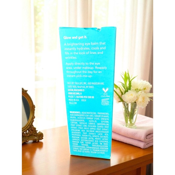 TULA Glow & Get‎ It Eye Balm 0.35 oz Cooling & Brightening – New in Box - Picture 2 of 4